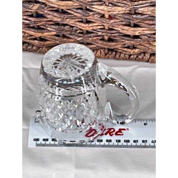 Waterford Retired Crystal‎ Creamer Pitcher 3.75" Scalloped Edge 6oz - Picture 6 of 7